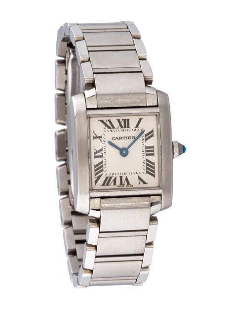 bracelet cuir cartier tank|cartier tank française watch.